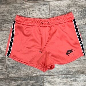 Nike Air Coral Colored Athletic Shorts with Elastic Waistband